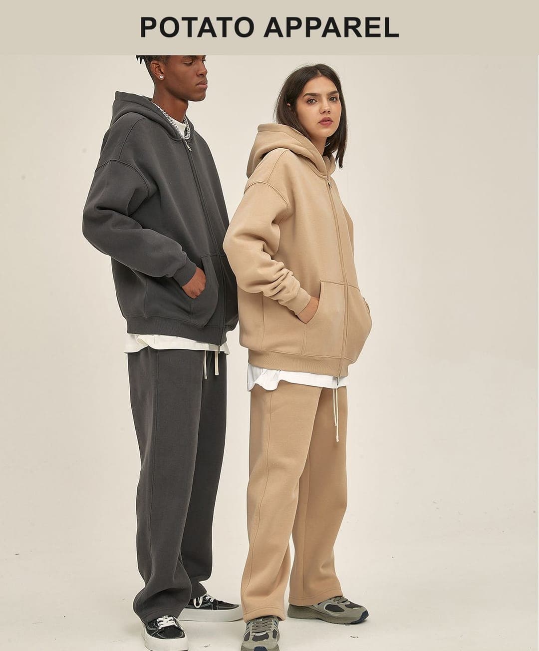 Fleece 350Gsm Oversized Zip-Up Hoodie – detail 11