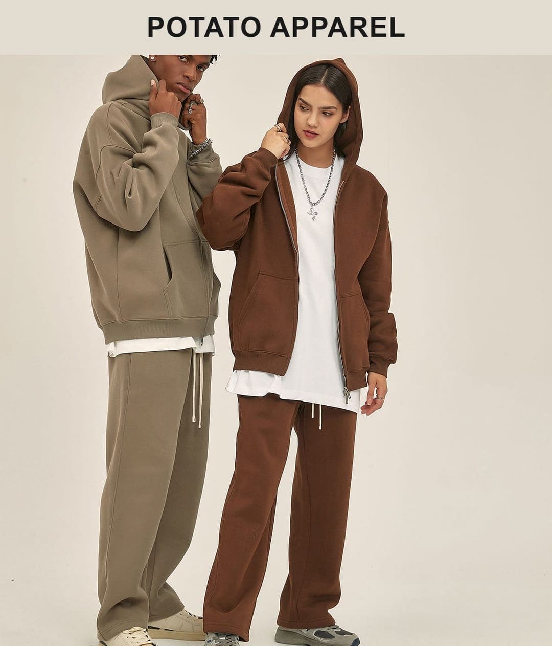 Fleece 350Gsm Oversized Zip-Up Hoodie – detail 14