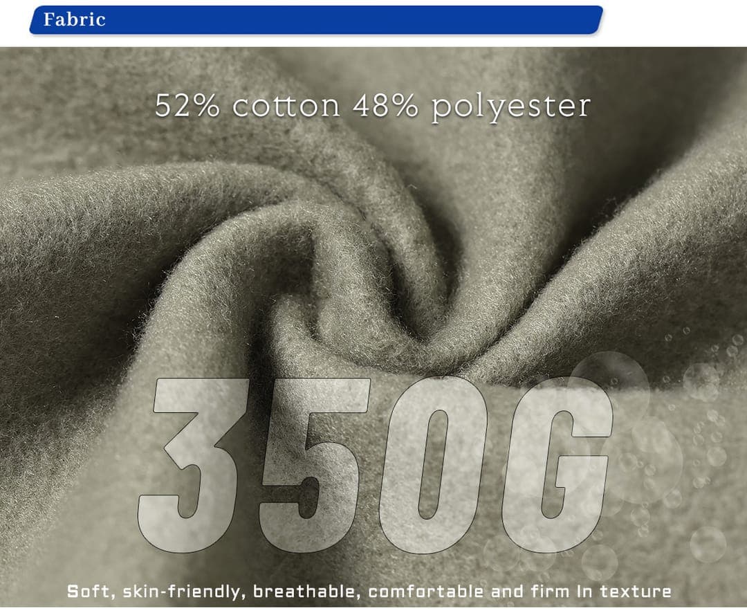 Fleece 350Gsm Oversized Zip-Up Hoodie – detail 5
