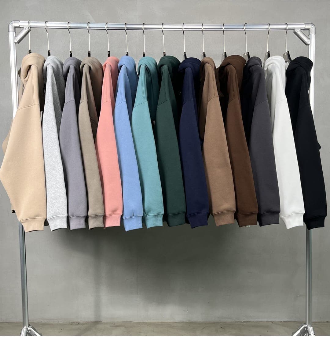 Fleece 350Gsm Oversized Zip-Up Hoodie – detail 8
