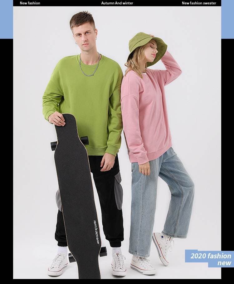 Unisex Drop shoulder Sweatshirt 320GSM – detail 2