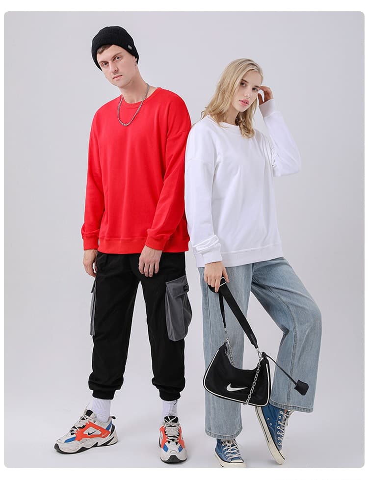 Unisex Drop shoulder Sweatshirt 320GSM – detail 3
