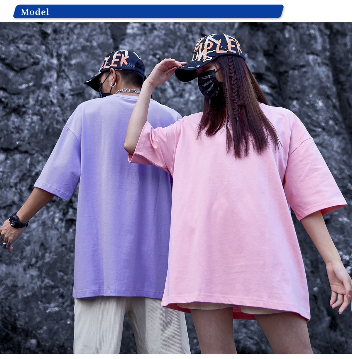 Unisex Drop shoulder T-Shirt Oversized 240gsm – detail 9