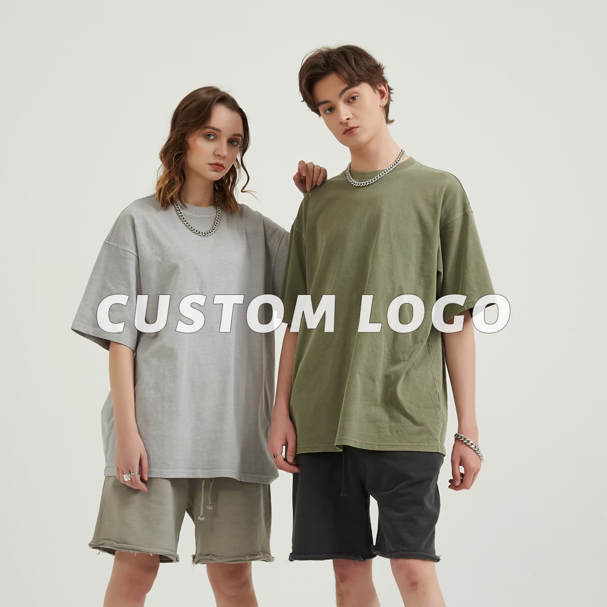 Light Wash Oversized T-Shirt 250gsm thumbnail 4