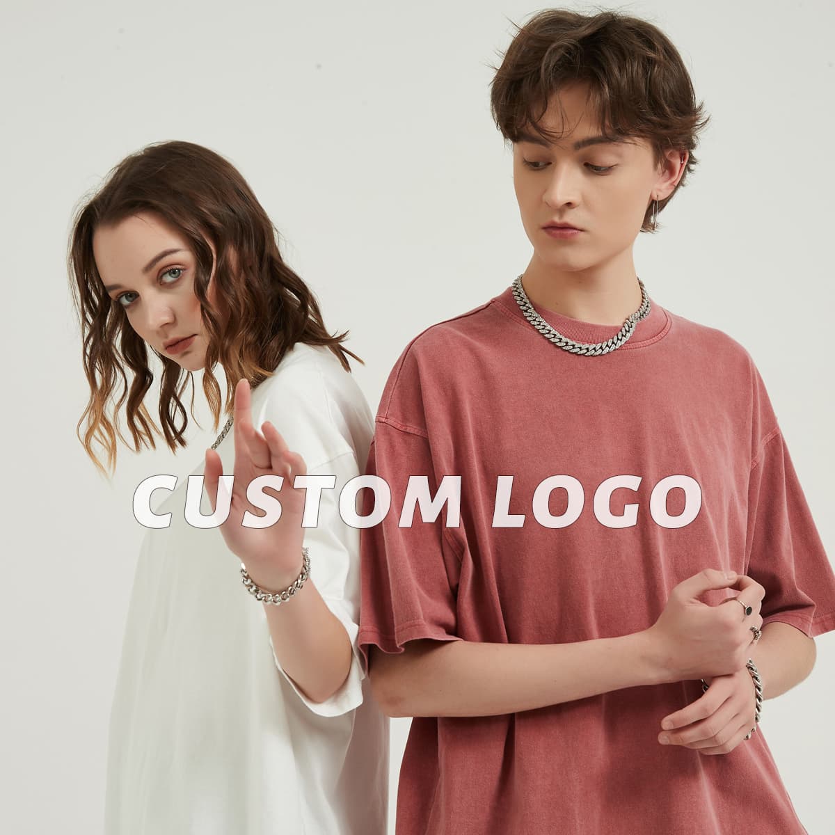 Light Wash Oversized T-Shirt 250gsm thumbnail 5