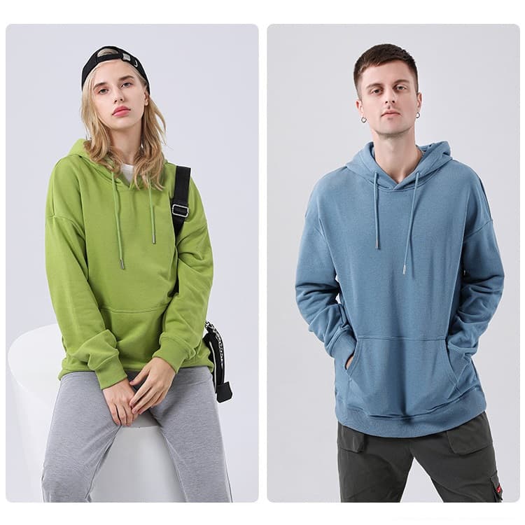 Custom Unisex Drop shoulder Hoodies thumbnail 3