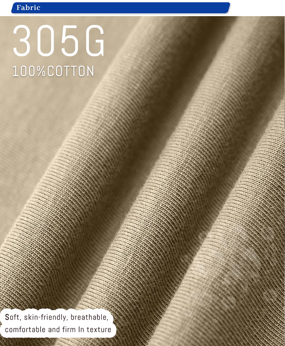 2310SS Thick Cotton Fashoin Vest 305GSM – detail 5