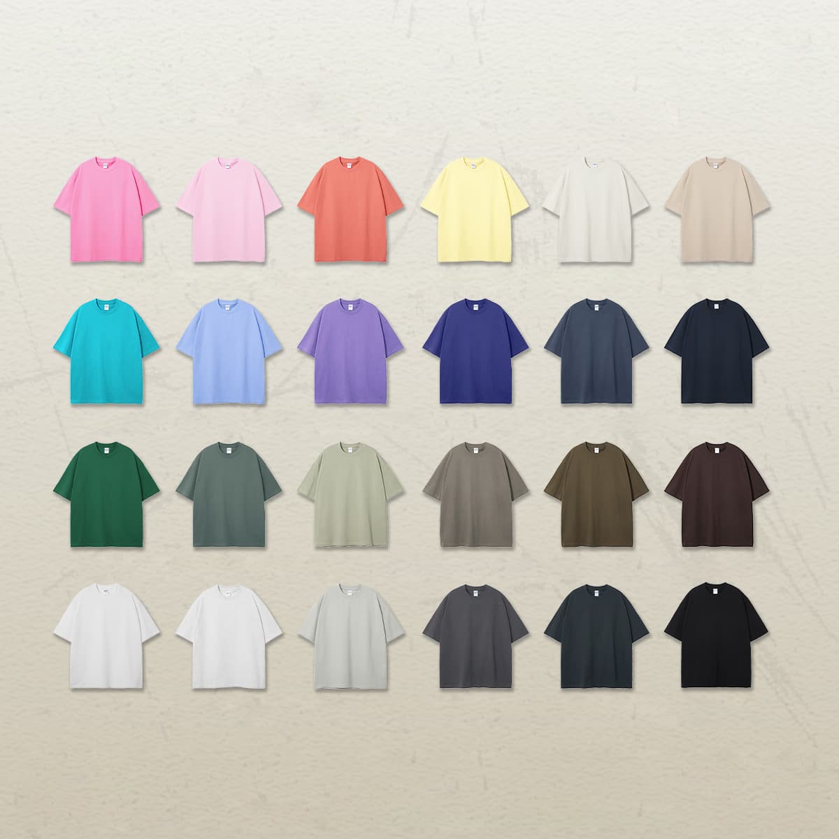 Cotton 275G Oversized Blank T-Shirt thumbnail 3