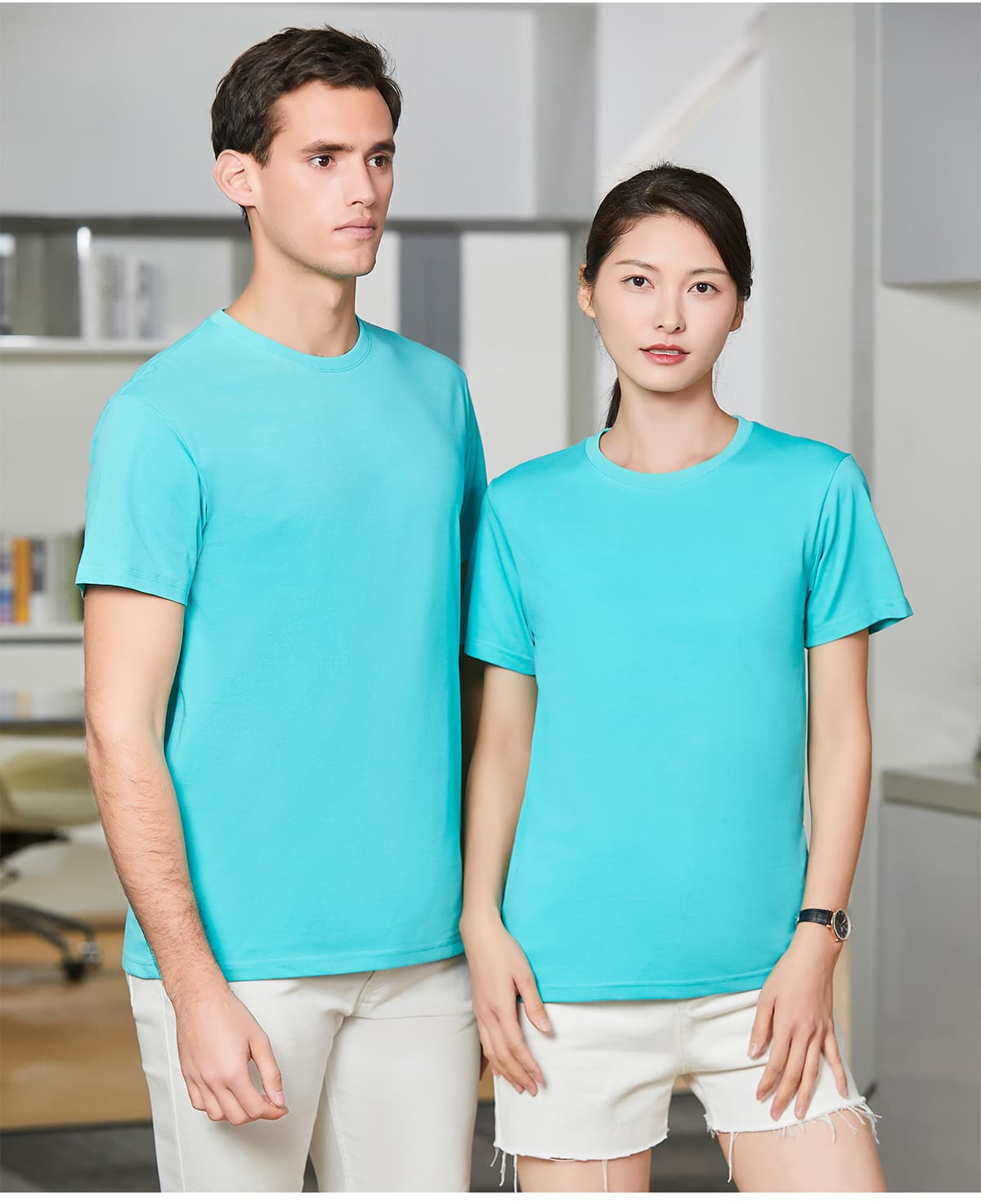 0ZC1 Basic Slim Fit Cotton T-Shirt 200Gsm – detail 9