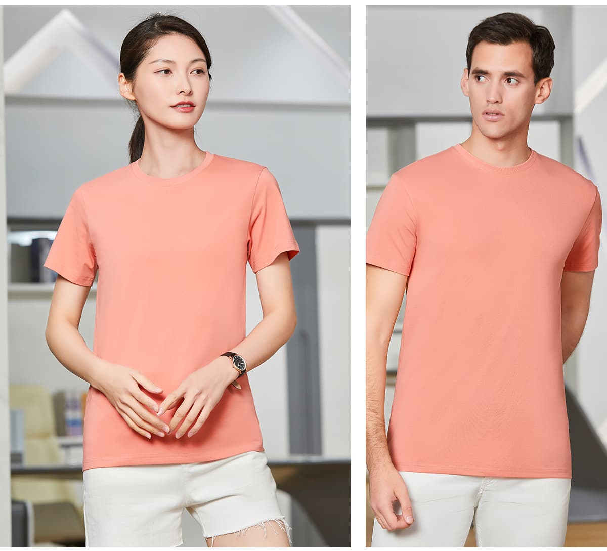 0ZC1 Basic Slim Fit Cotton T-Shirt 200Gsm – detail 10