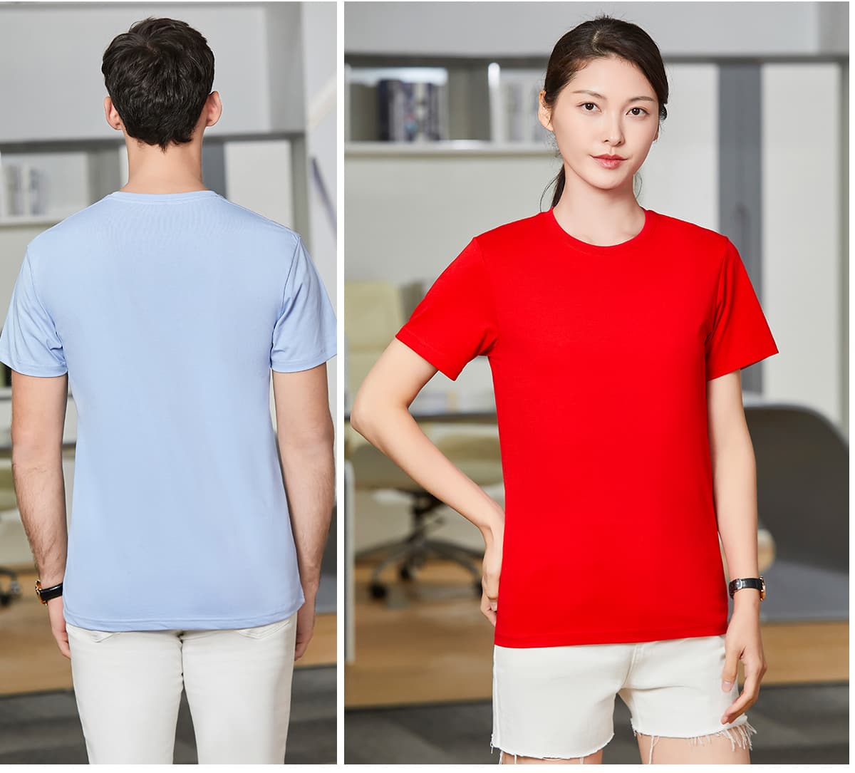 0ZC1 Basic Slim Fit Cotton T-Shirt 200Gsm – detail 8