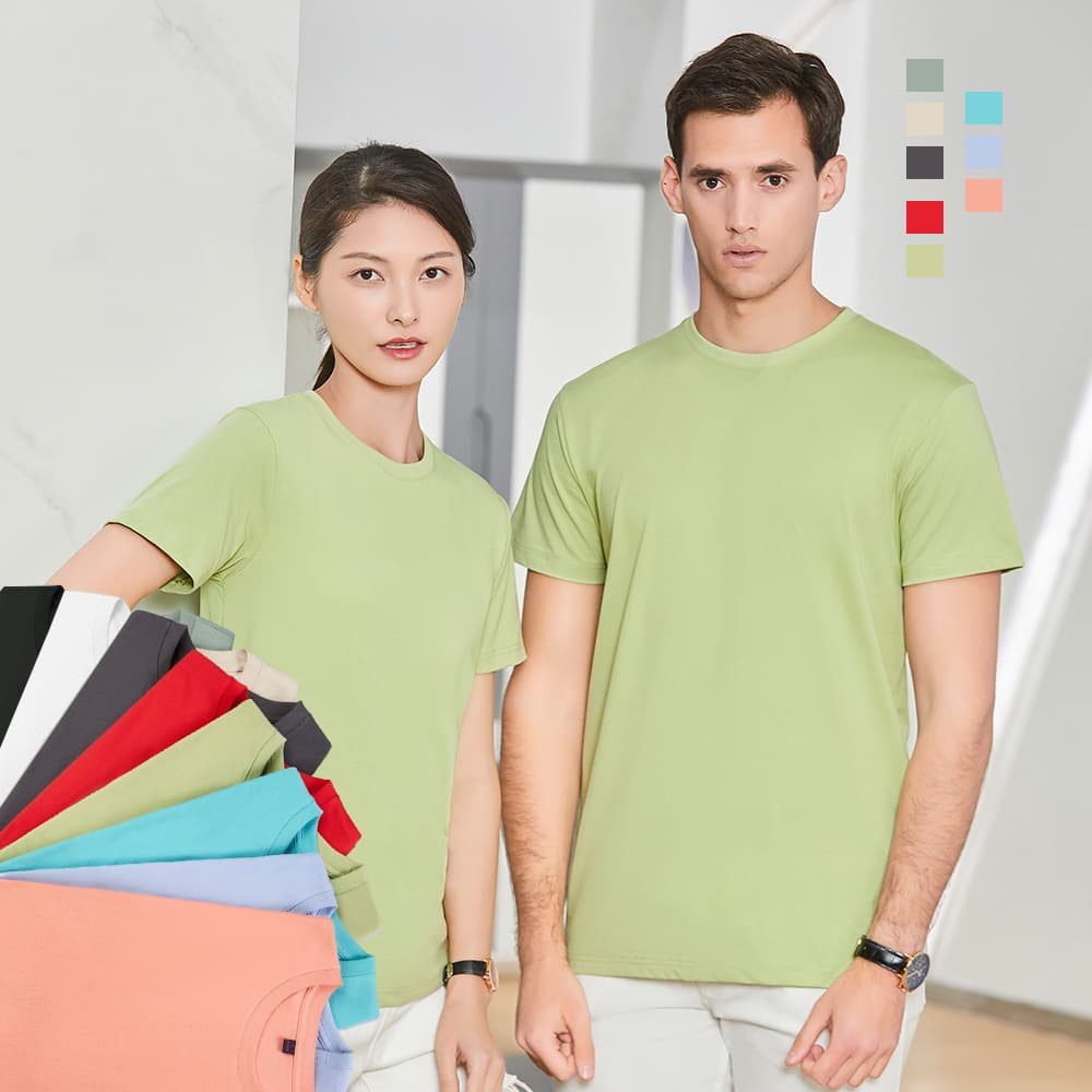 0ZC1 Basic Slim Fit Cotton T-Shirt 200Gsm