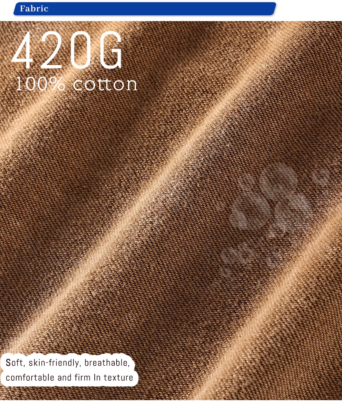 Thick Snow Wash Cotton Terry Hoodie 420Gsm – detail 5