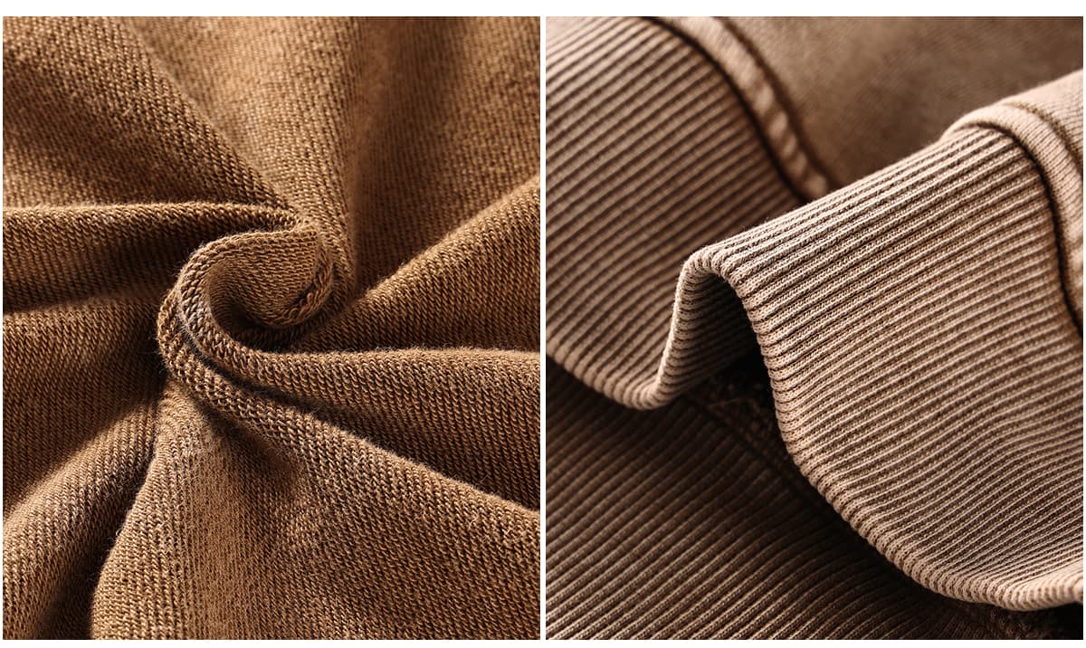 Thick Snow Wash Cotton Terry Hoodie 420Gsm – detail 8