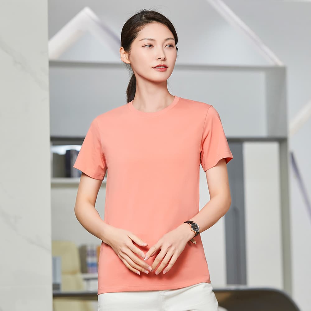 0ZC1 Basic Slim Fit Cotton T-Shirt 200Gsm thumbnail 3