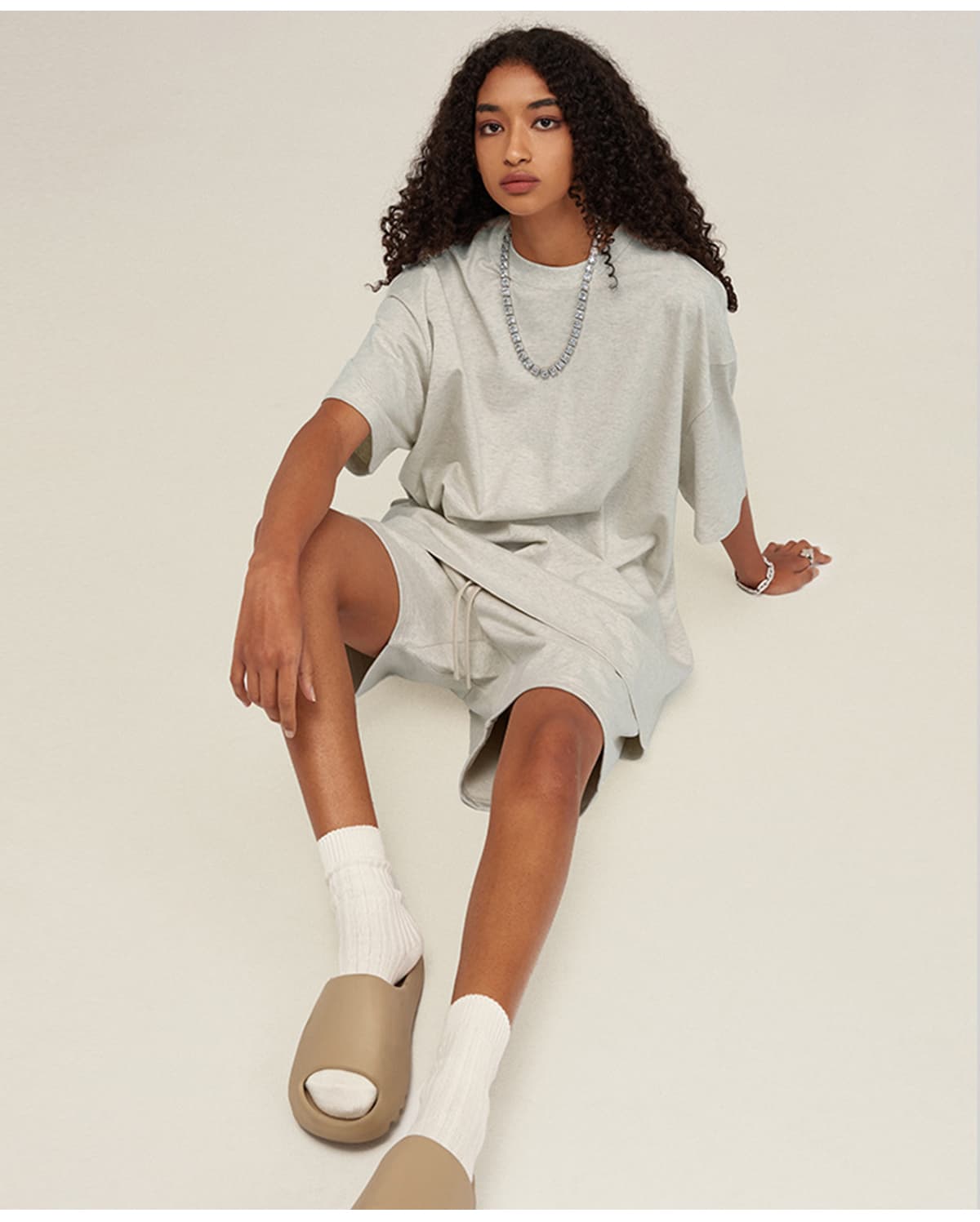 Thick Oversized Fashion Streetwear T-Shirt 305GSM – detail 12