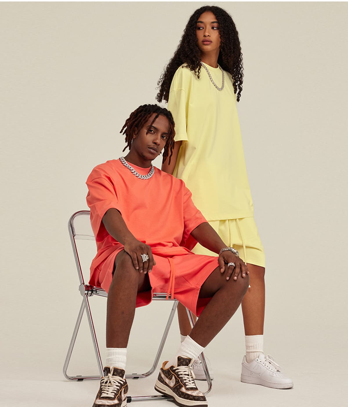 Thick Oversized Fashion Streetwear T-Shirt 305GSM – detail 13