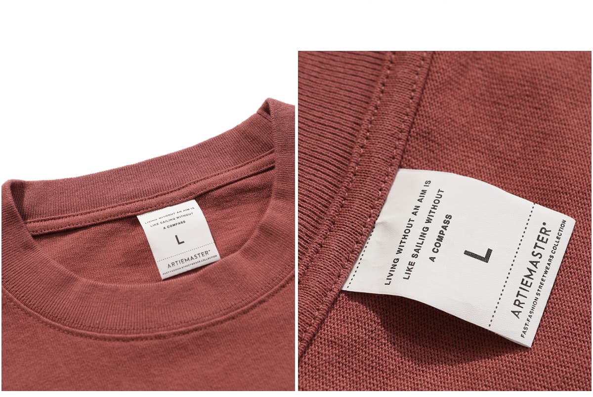 Extra Thick 310GSM Hemp Cotton Oversized T-Shirt – detail 6