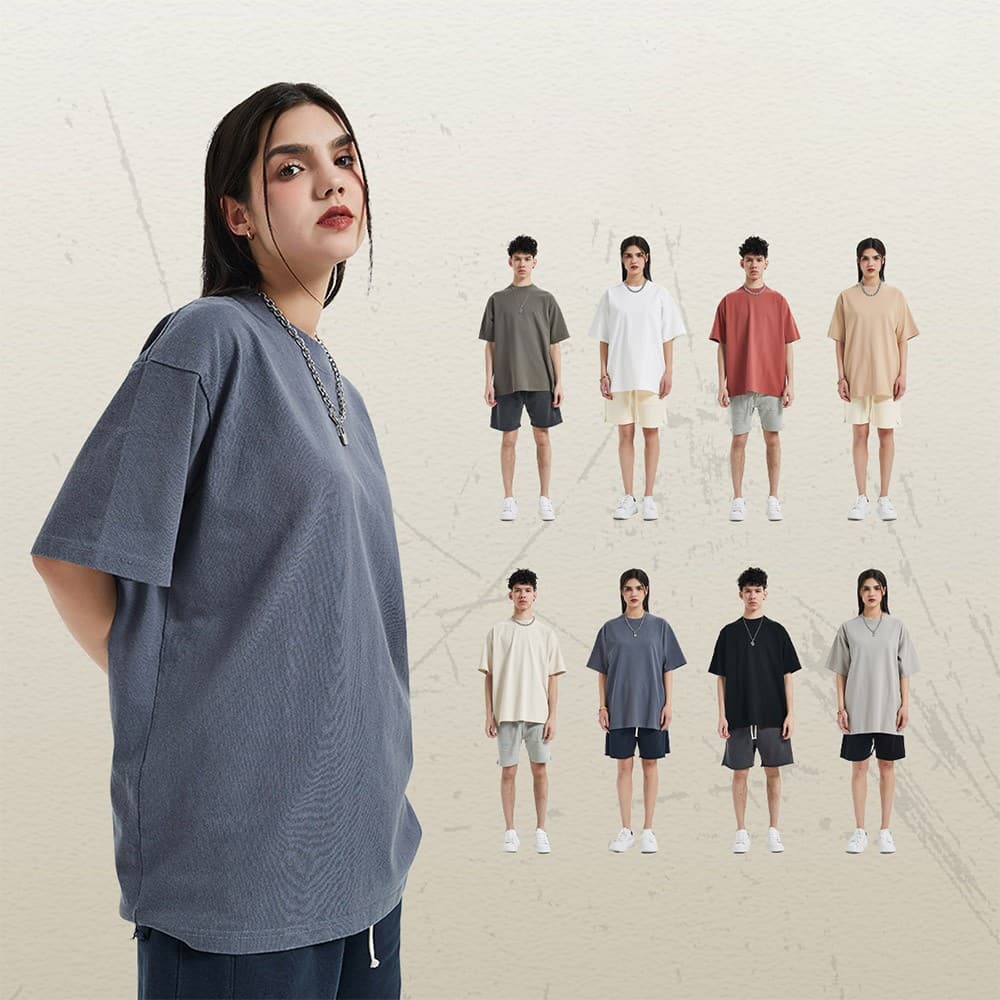 Extra Thick 310GSM Hemp Cotton Oversized T-Shirt