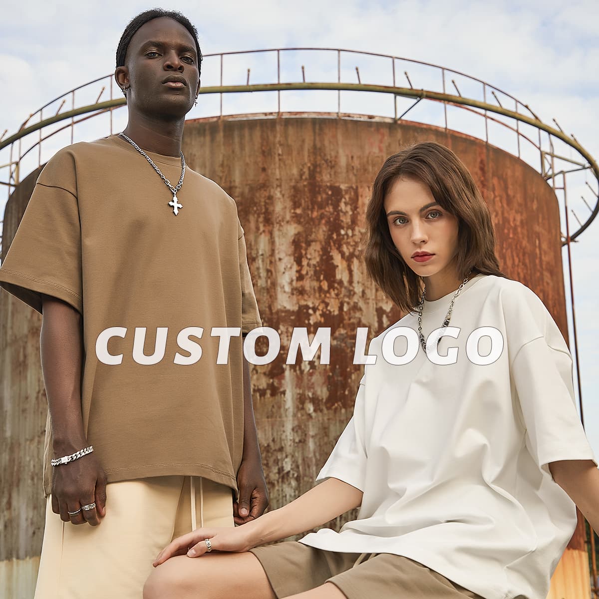 Thick 385Gsm Oversized Fashoin Unisex T-shirt thumbnail 5