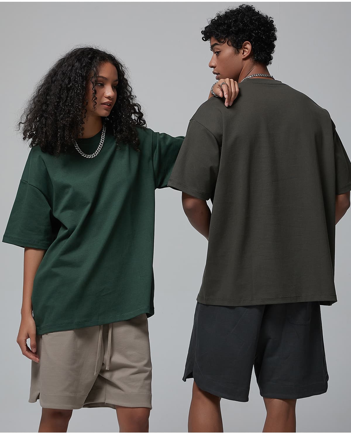 Thick 385Gsm Oversized Fashoin Unisex T-shirt – detail 12