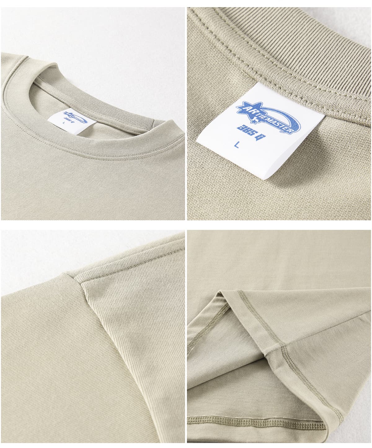 Thick 385Gsm Oversized Fashoin Unisex T-shirt – detail 6