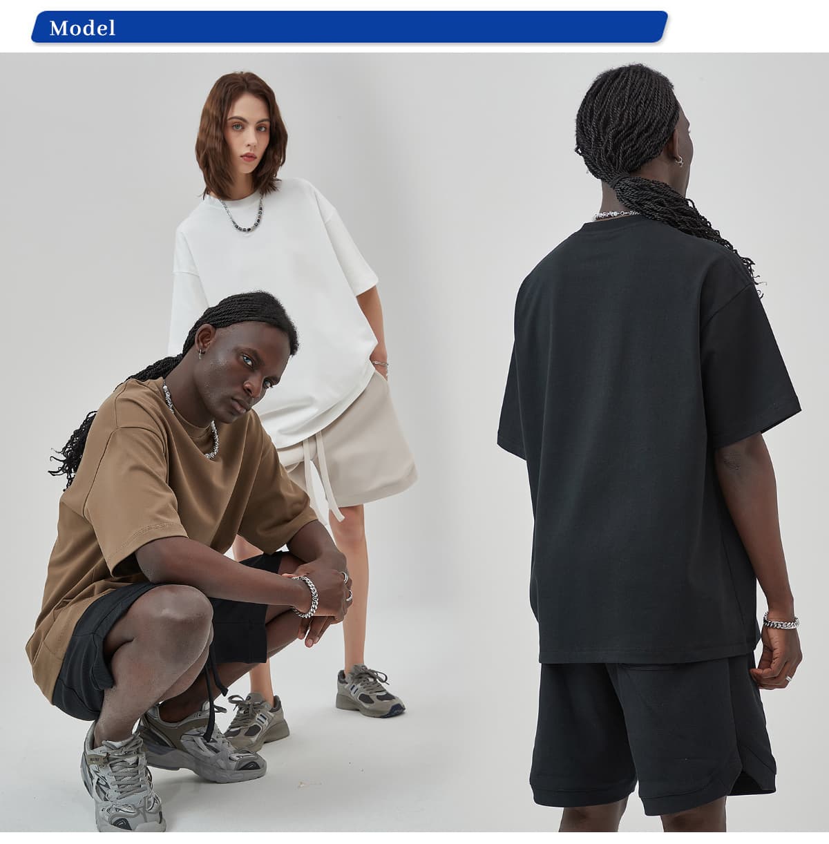 Thick 385Gsm Oversized Fashoin Unisex T-shirt – detail 8