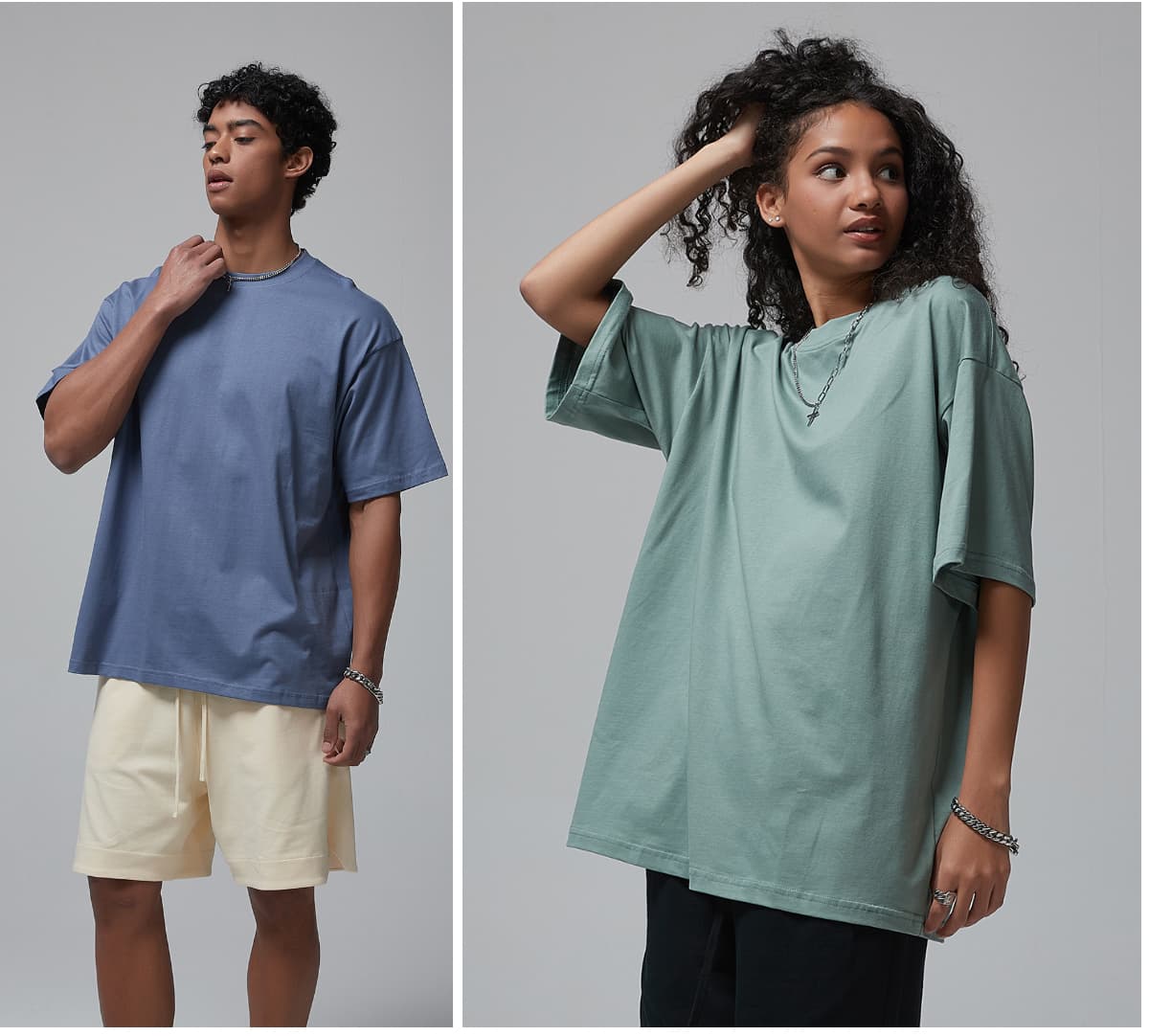 Light Weight 190GSM Oversized Cotton T-shirt 10 Colors – detail 14