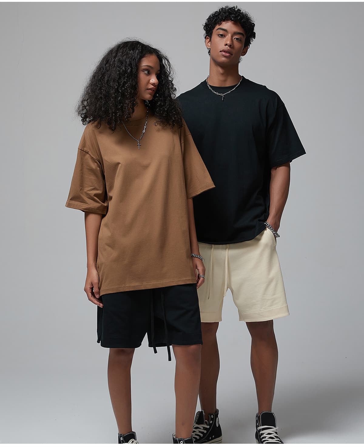 Light Weight 190GSM Oversized Cotton T-shirt 10 Colors – detail 15