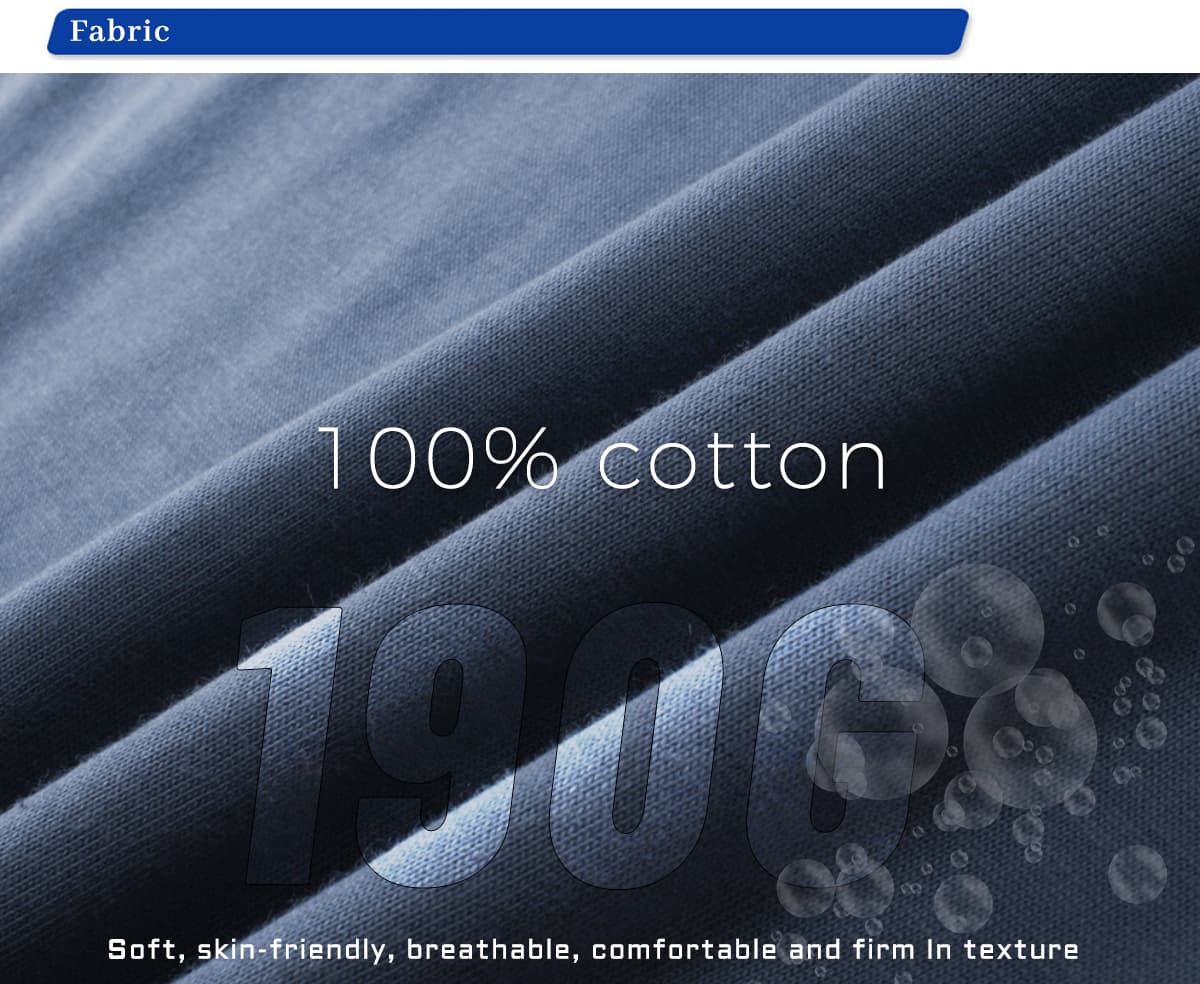Light Weight 190GSM Oversized Cotton T-shirt 10 Colors – detail 11