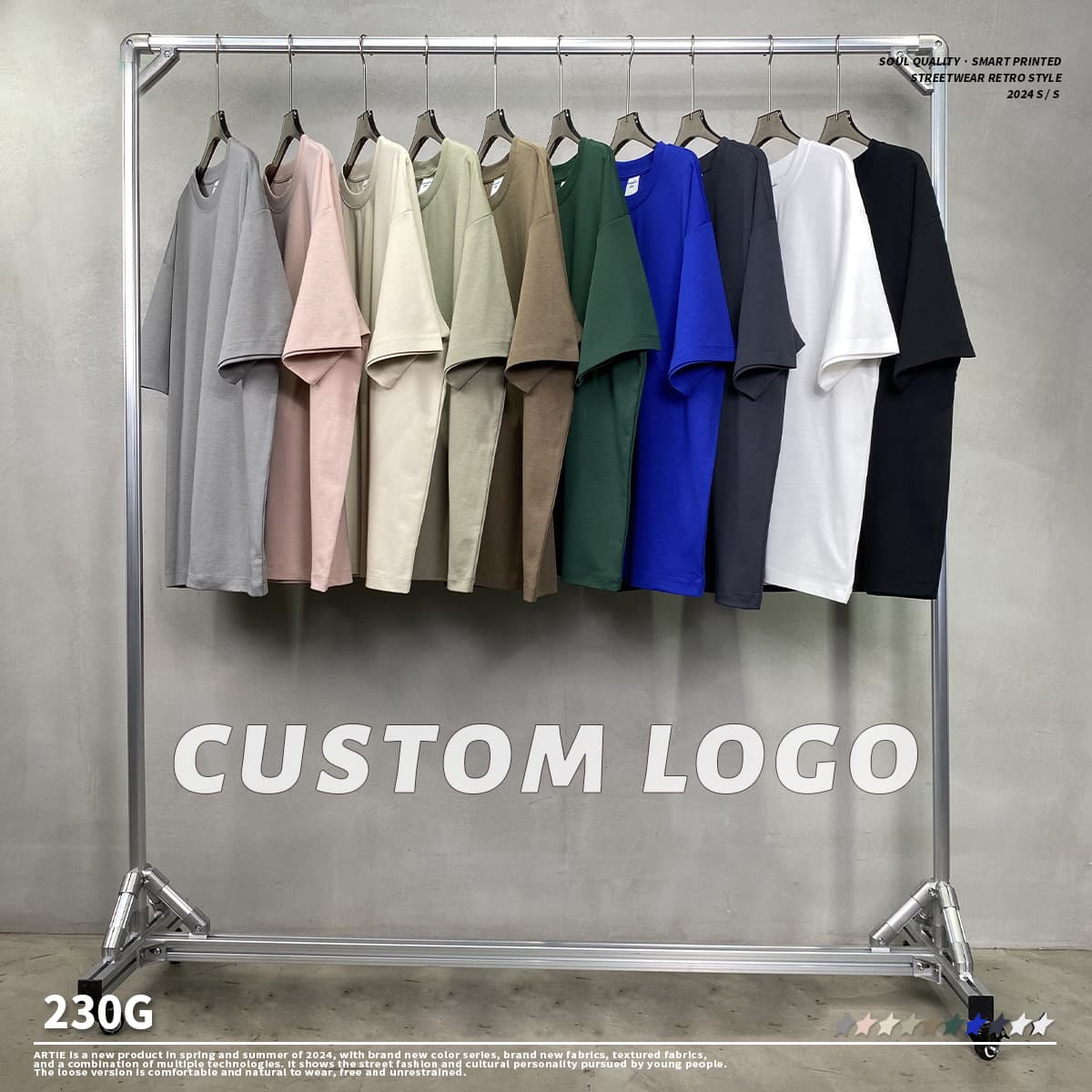 Quick Dry 230G Oversized Cooling T-Shirt thumbnail 2