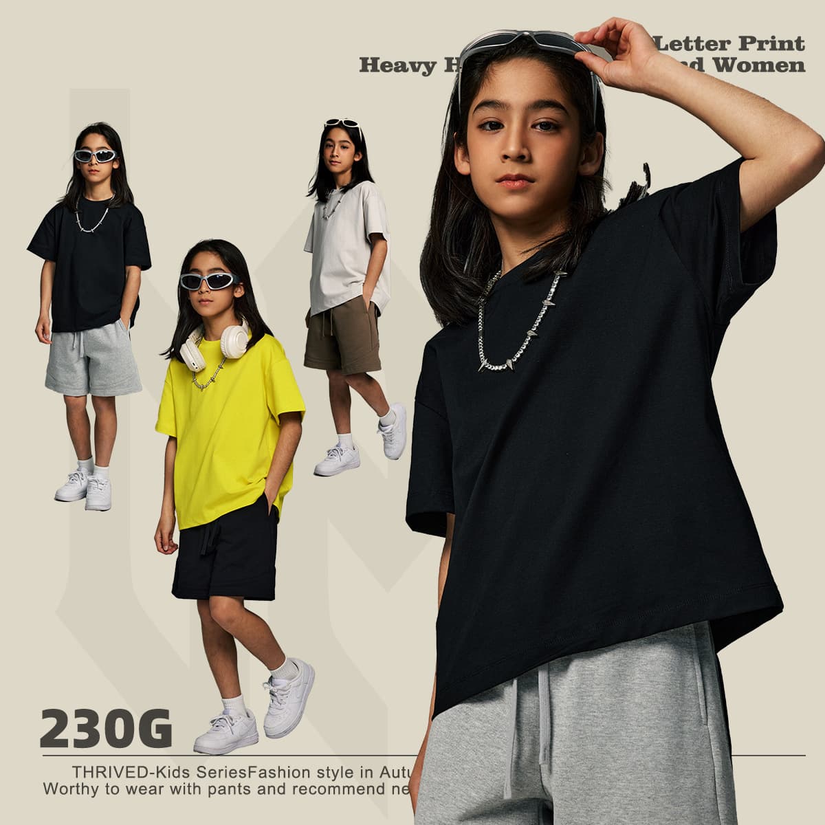 Cotton 230Gsm Kids’ Quick-Dry Cooling T-Shirt thumbnail 3