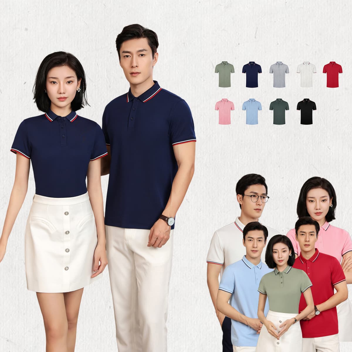 Golf Business 200Gsm Slim Fit Unisex Polo