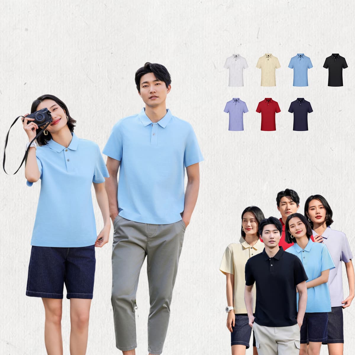 Sorona 220Gsm Loose Fit Unisex Polo