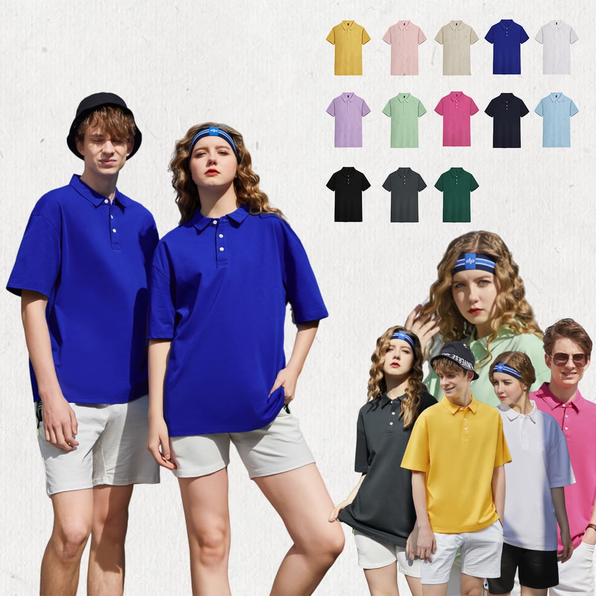 Sorona Cotton 210Gsm Oversized Unisex Polo