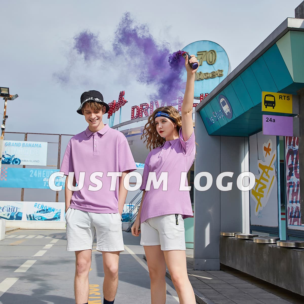 Sorona Cotton 210Gsm Oversized Unisex Polo thumbnail 3