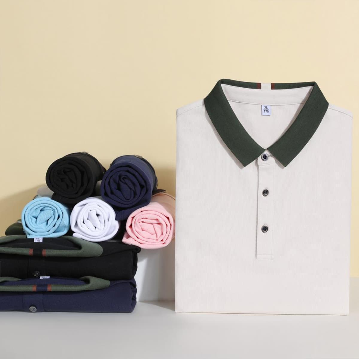 Color-Block 220gsm Unisex Slim Fit Polo with Slit thumbnail 3