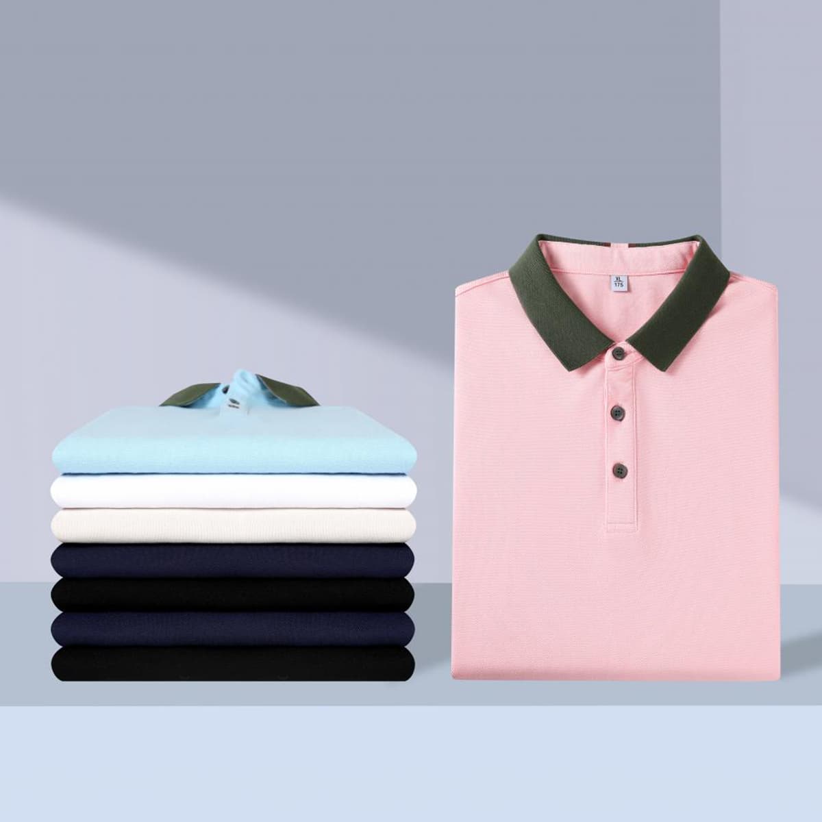 Color-Block 220gsm Unisex Slim Fit Polo with Slit thumbnail 4