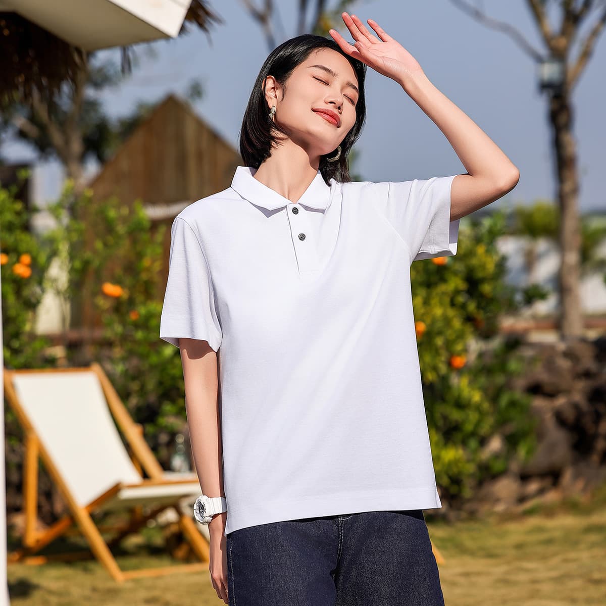 Sorona 220Gsm Loose Fit Unisex Polo thumbnail 5