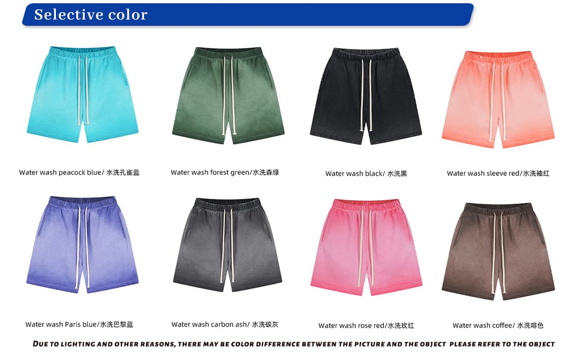 Cotton Terry 430GSM Vintage Dyed Shorts – detail 3