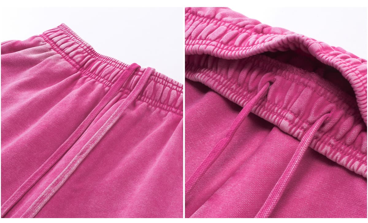 Heavy 420Gsm Acid Wash Cotton Terry Shorts – detail 10