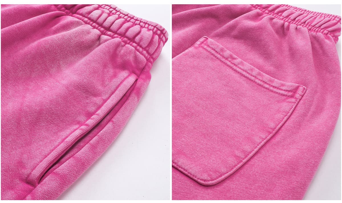 Heavy 420Gsm Acid Wash Cotton Terry Shorts – detail 11