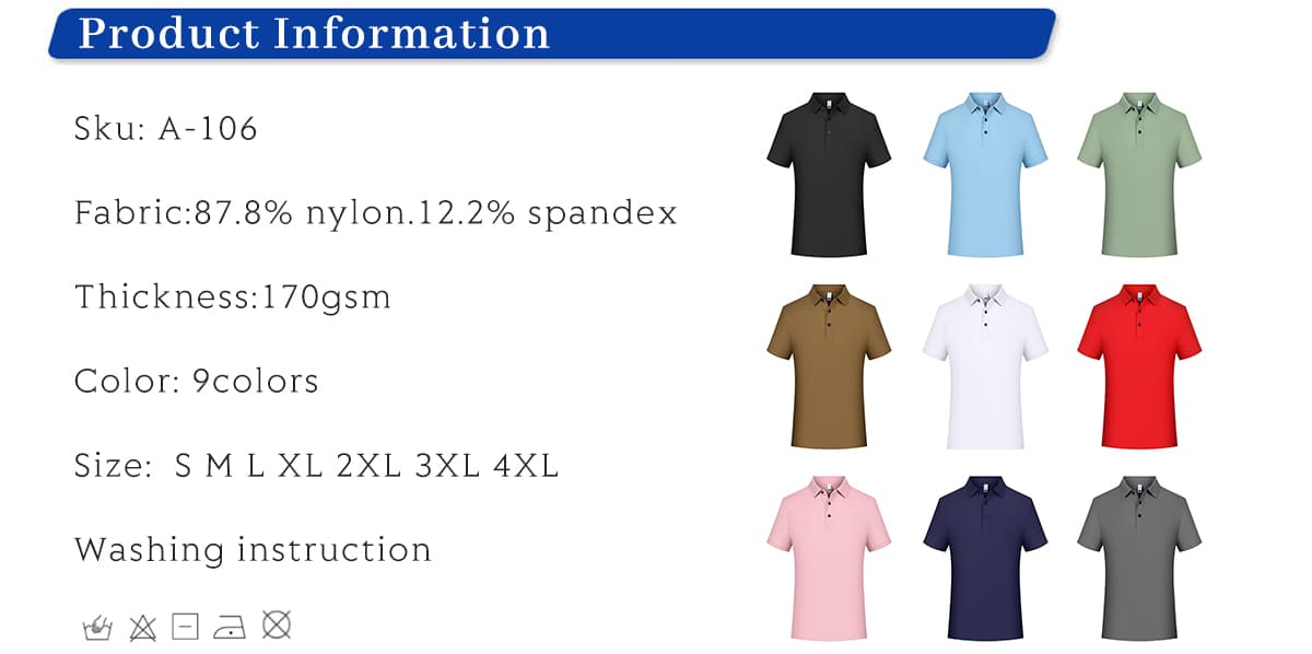 Slim Fit 170GSM Stretch Unisex Polo – detail 1