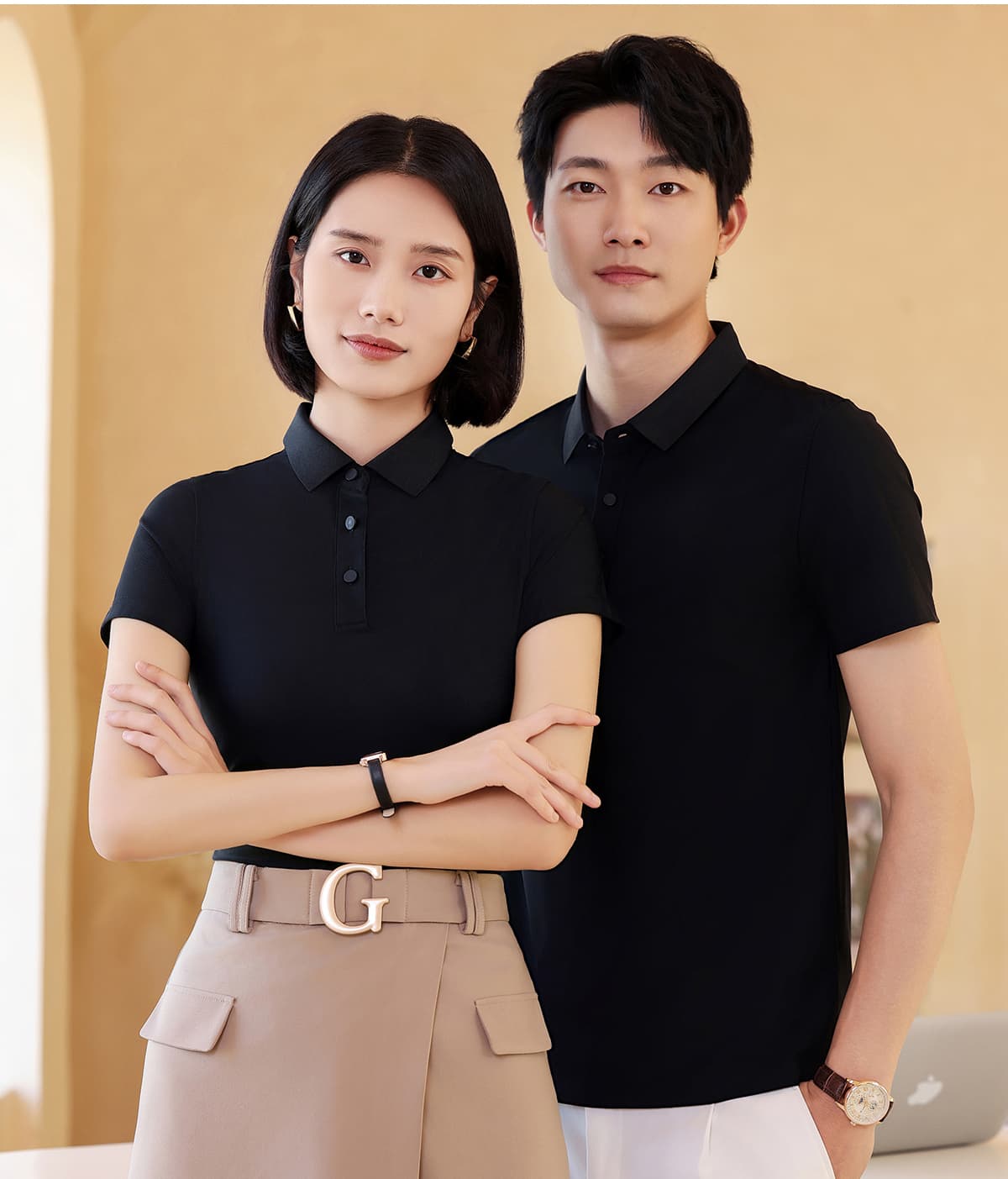 Slim Fit 170GSM Stretch Unisex Polo – detail 12