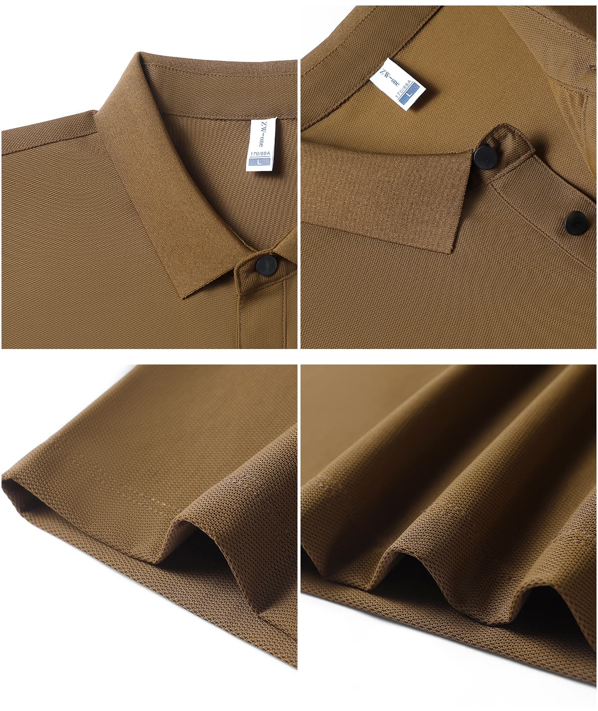 Slim Fit 170GSM Stretch Unisex Polo – detail 6
