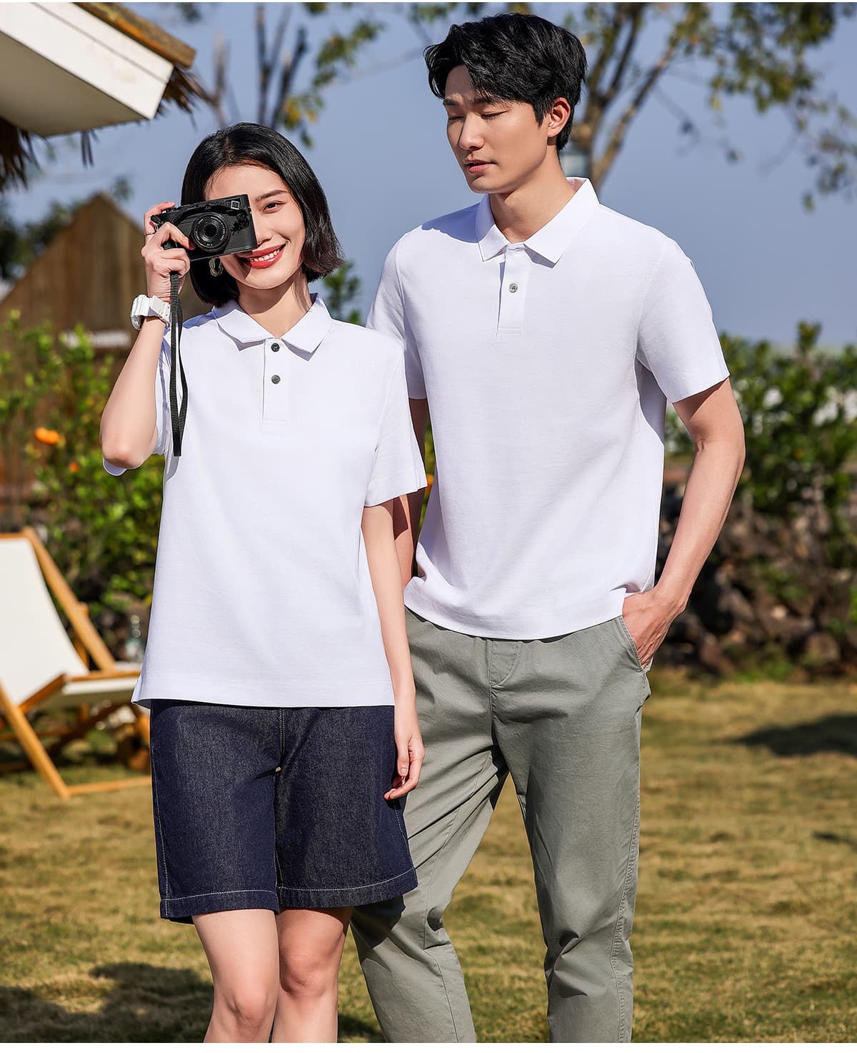 Sorona 220Gsm Loose Fit Unisex Polo – detail 10