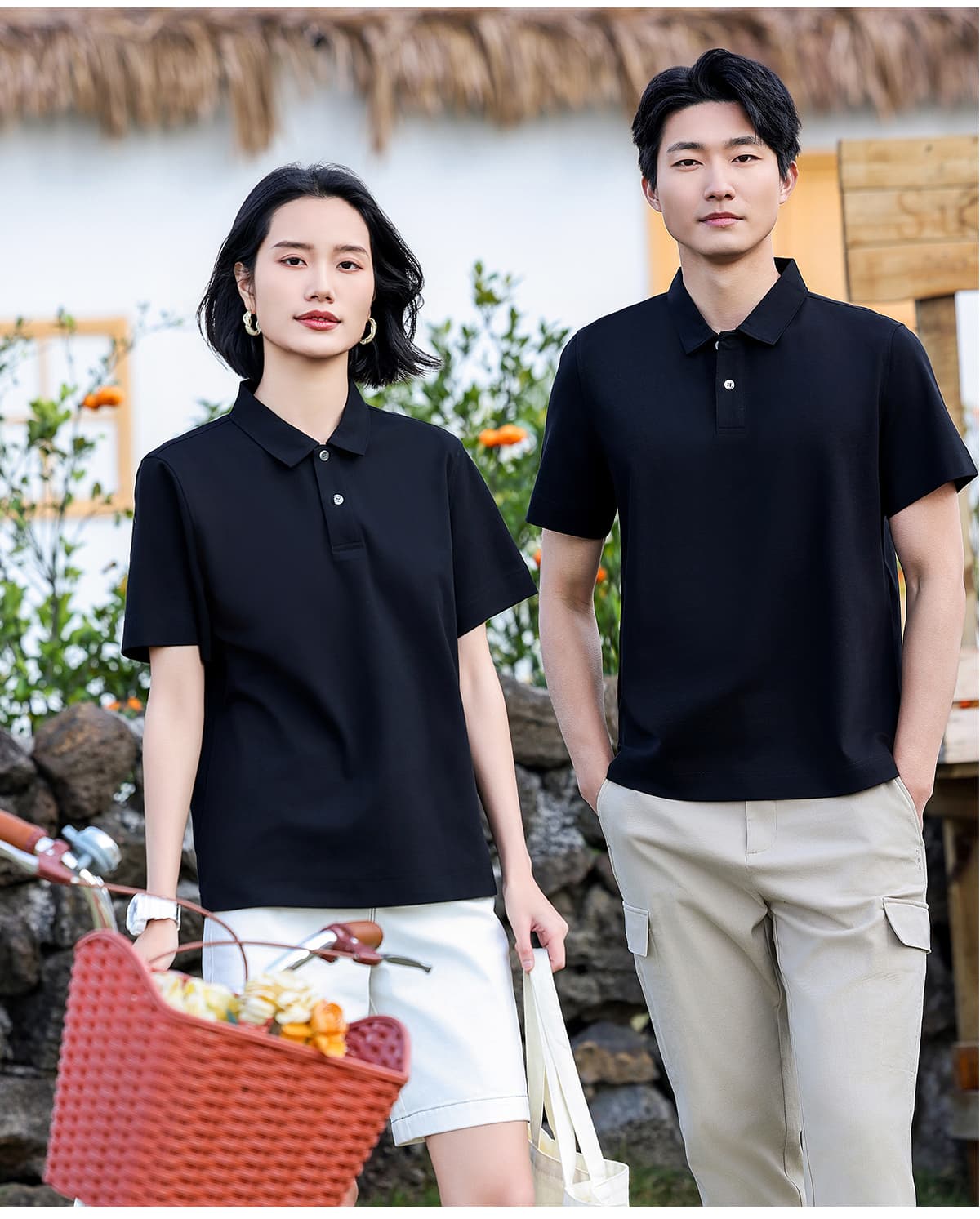 Sorona 220Gsm Loose Fit Unisex Polo – detail 12
