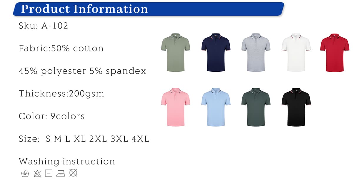 Golf Business 200Gsm Slim Fit Unisex Polo – detail 1