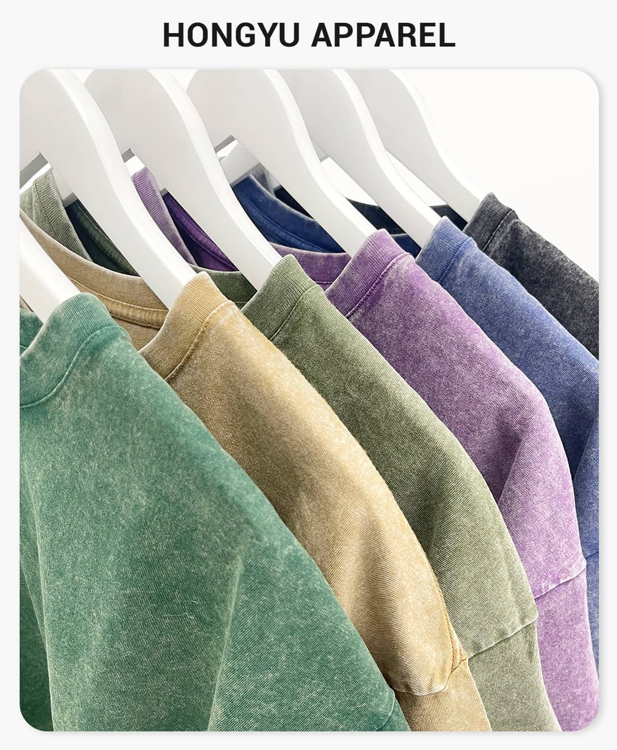 Acid Wash 230GSM Cotton Oversized T-shirt – detail 1