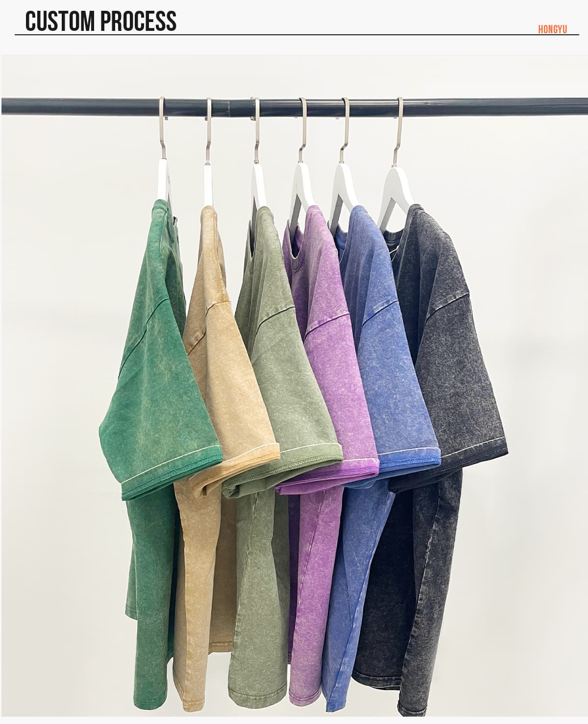 Acid Wash 230GSM Cotton Oversized T-shirt – detail 8